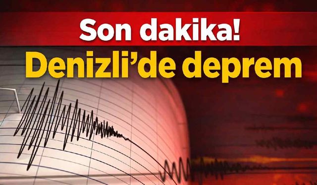 Denizli Buldan’da 4 büyüklüğünde deprem