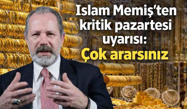 İslam Memiş'ten kritik pazartesi uyarısı: Çok ararsınız