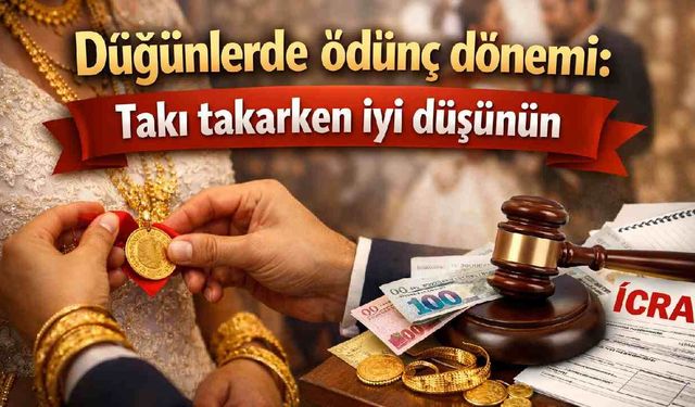 Düğünlerde ödünç dönemi: Takı takarken iyi düşünün