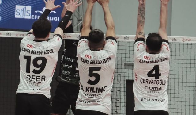 Alanya Belediyespor sezonu yenilgiyle kapattı: 1-3