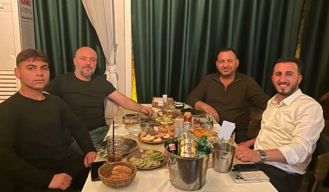 İrfan Güney yeni yaşını dostlarıyla kutladı