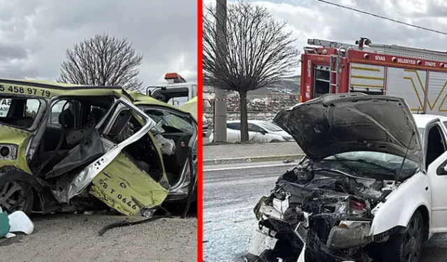Sivassporlu oyuncuları taşıyan araç kaza yaptı: Karayolunda can pazarı