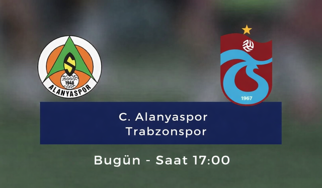 Alanyaspor'dan Trabzonspor'a geçit yok: 1-1
