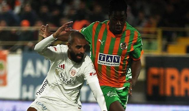 Antalyaspor Alanyaspor maç sonucu: Derbi 0-0 bitti