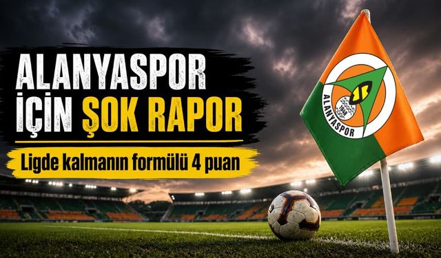İşte Alanyaspor'un ligde kalma raporu! Yapay zeka 43 milyon ihtimali taradı