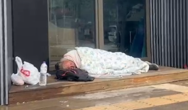 Alanya'da yürekleri sızlatan manzara