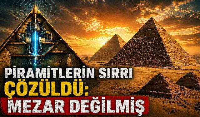 Piramitlerin sırrı çözüldü: Mezar değilmiş