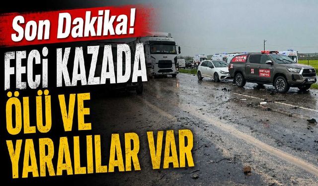 Siirt’te feci kaza: 2 kişi öldü, 3 kişi yaralandı