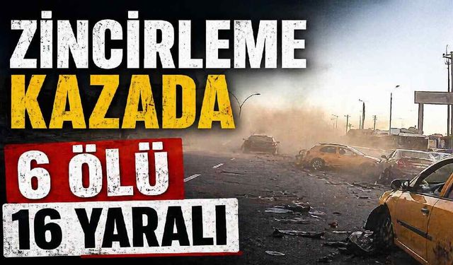 Zincirleme kazada araçlar yandı: Kerkük’te 6 ölü, 16 yaralı