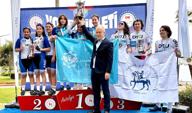 ÜNİLİG Yol Bisikleti Türkiye Şampiyonası Alanya’da tamamlandı