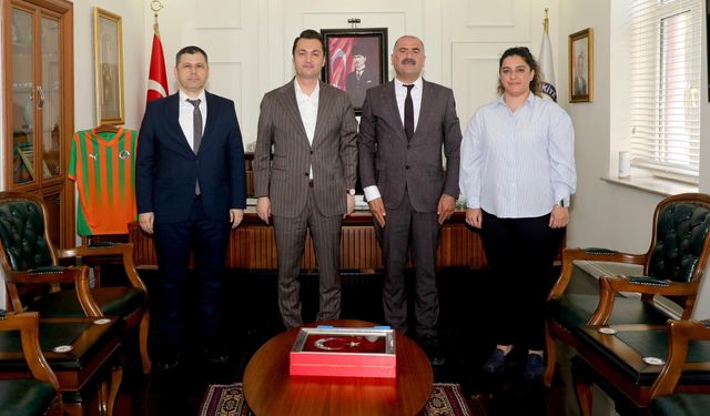 Alanya SGK’dan Kaymakam Öztürk’e Sosyal Güvenlik haftası ziyareti