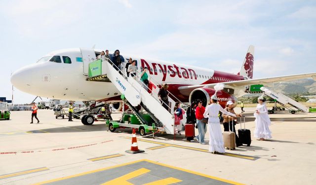 Gazipaşa-Alanya Havalimanı’ndan Kazakistan’a direkt uçuşlar başladı