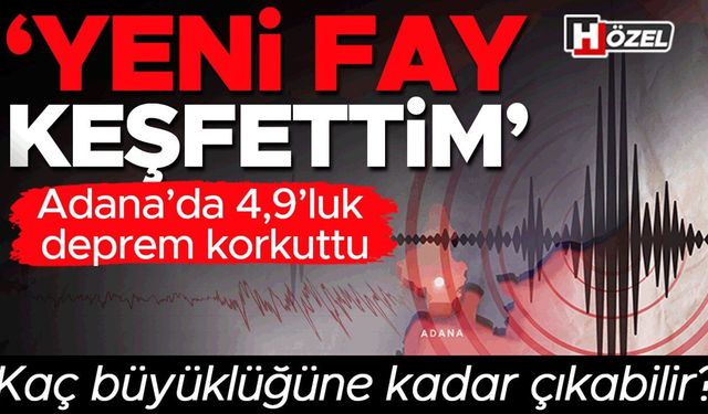 Saimbeyli'deki 4,9'luk deprem sonrası yeni fay tespit edildi