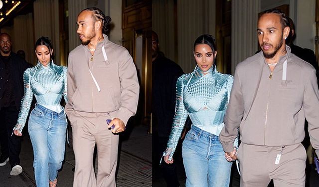 Kardashian ve Hamilton New York'ta el ele görüntülendi