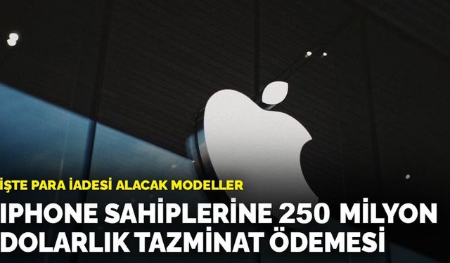 Apple'dan iPhone sahiplerine 250 milyon dolarlık uzlaşma