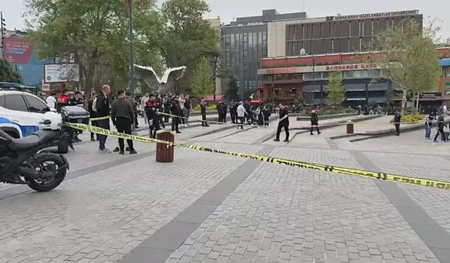 Beşiktaş'ta palalı saldırgana polis müdahalesi: 4 yaralı