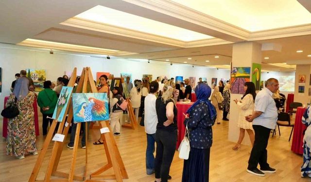 Alanya'da 5 gün sürecek engelsiz sanat sergisi açıldı