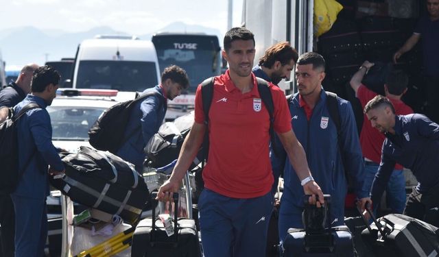 İran Milli Futbol Takımı hazırlık kampı için Antalya'da