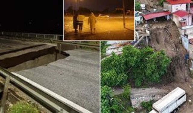 Şiddetli sağanak hayatı felç etti: Binaları su bastı, yollar göle döndü