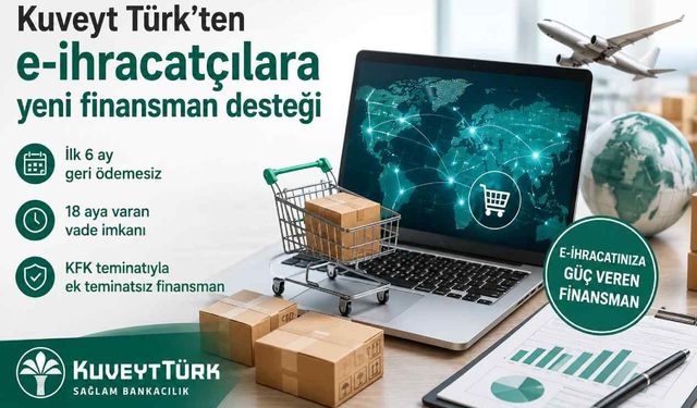 Kuveyt Türk’ten e-ihracatçılara yeni finansman desteği