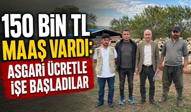 150 bin TL maaş vardı: Asgari ücretle işe başladılar