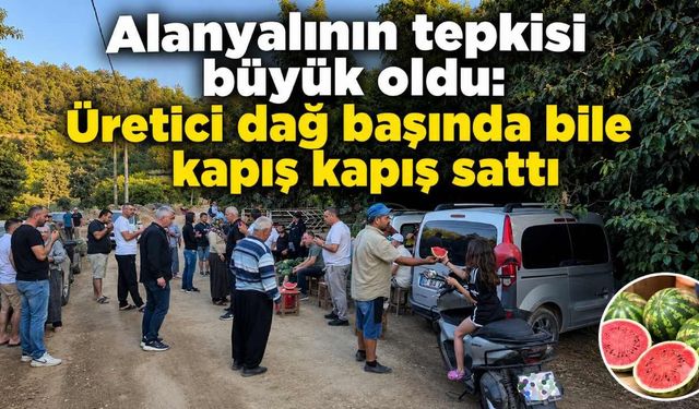 Alanyalının tepkisi büyük oldu: Üretici dağ başında bile kapış kapış sattı