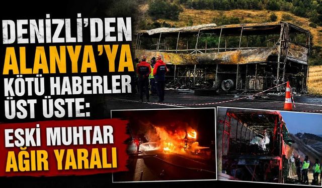 Denizli'deki facia Alanyalı yeni evli çifti ayırdı: Alanyalı ölü sayısı 2 ağır yaralı 2 oldu