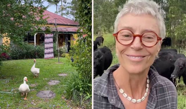 Ünlü oyuncu Rachel Ward Avustralya'da çiftlik hayatı kurdu