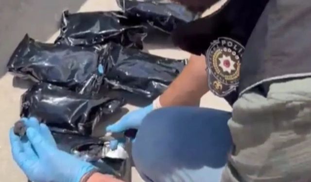 Konya'da 900 kilo uyuşturucuya dönüşebilen hammadde bulundu