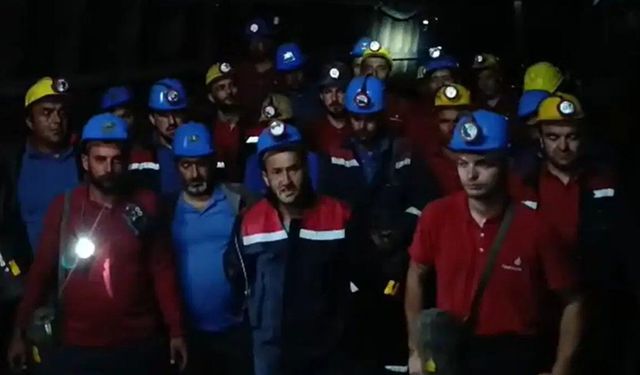 Edirne'de 1200 metredeki madencilerle iletişim kesildi