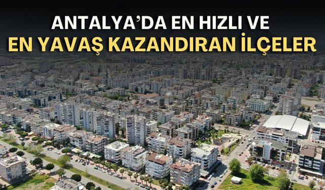 Antalya konut raporu: Alanya amortisman süresinde sonlarda