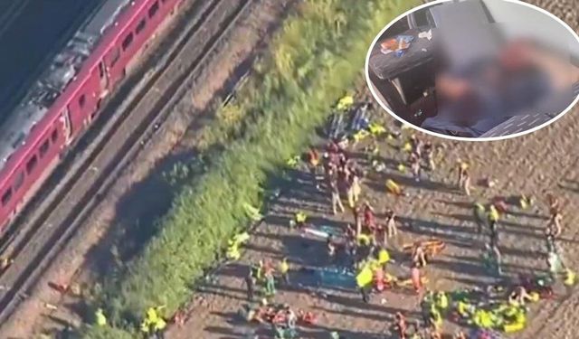 İngiltere'de iki yolcu treni çarpıştı: Yaralılar var