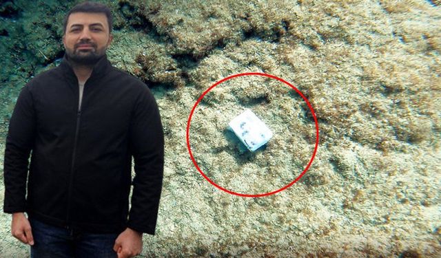 Antalya'da denizde büyü bulan dalgıç savcılığa başvurdu