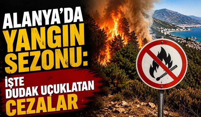 Alanya’da yangın sezonu: İşte dudak uçuklatan cezalar