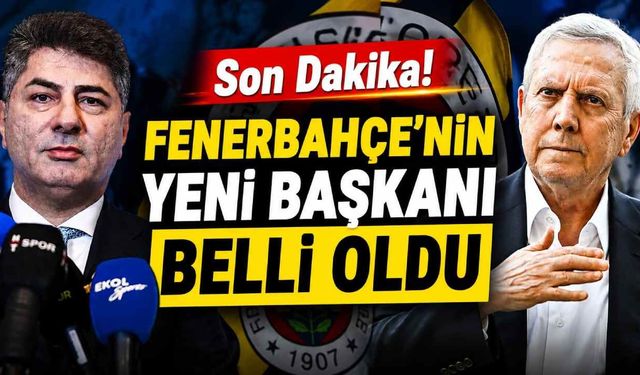 Son Dakika! Fenerbahçe'nin yeni başkanı belli oldu