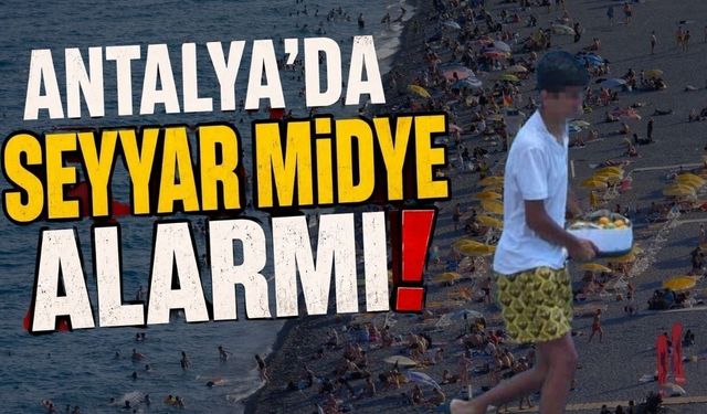 Antalya'da seyyar midye uyarısı: Sıcak hava zehirleyebilir