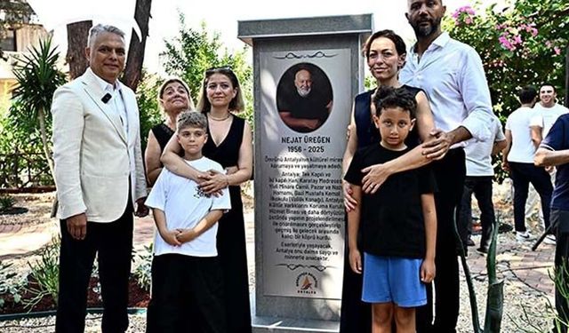 Muratpaşa'da Nejat Üreğen'in adı parkta yaşatılacak