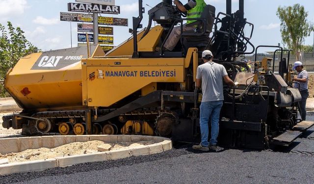 Manavgat D-400 karayolunda yeni bağlantı yolu açılıyor