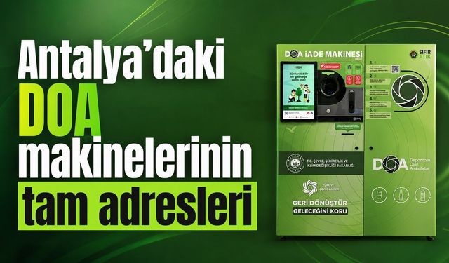 Alanya'da depozito iade dönemi başladı: Şişe başına 1 TL