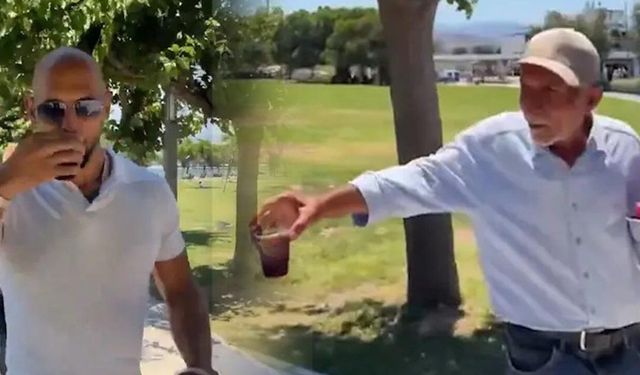 Fenomen Andrew Tate'in 100 dolarlık içecek alışverişi