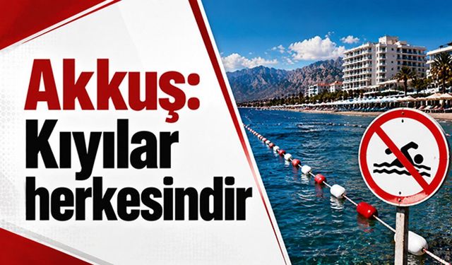 Konyaaltı'nda şamandıra uyarısı: Kıyılar herkesindir