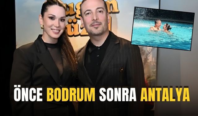 Oğuzhan Koç ve Hazal Subaşı'nın Antalya tatili