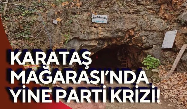 Aksu Karataş Mağarası'nda tekno parti hazırlığı
