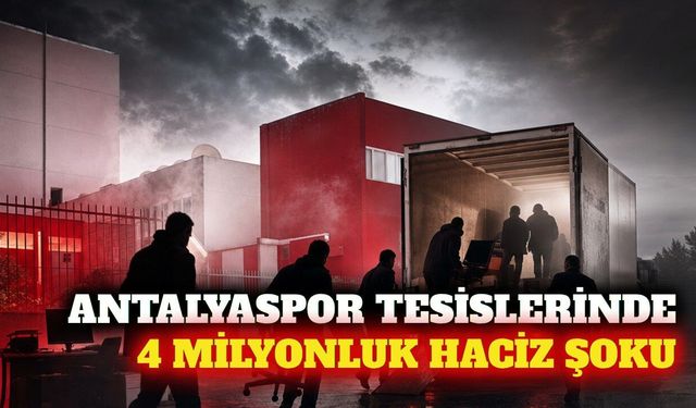 Antalyaspor tesislerinde 4 milyon liralık haciz işlemi
