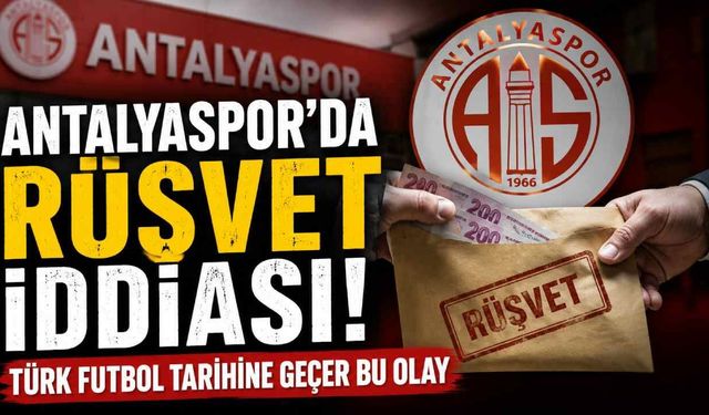Antalyaspor'da "borcu yoktur" belgesi ve rüşvet iddiası: Gözler resmi açıklamalarda