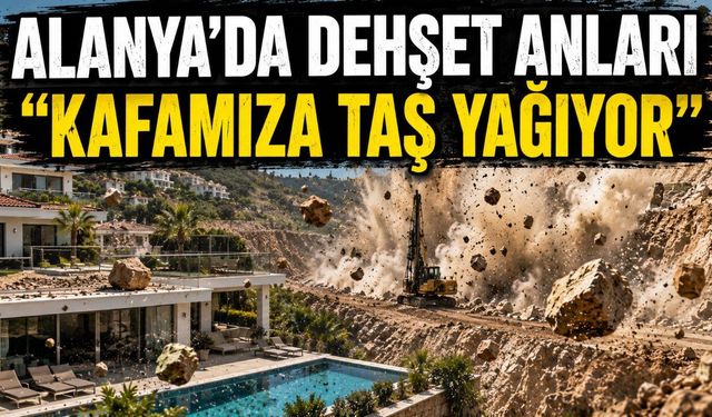 Alanya'da evleri başlarına yıkılıyordu: Şehrin içinde dinamit mi patlatıldı?