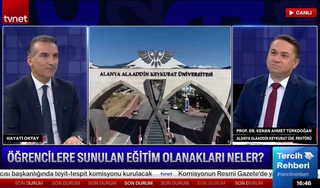 ALKÜ Rektörü Türkdoğan’dan üniversite adaylarına altın tavsiyeler