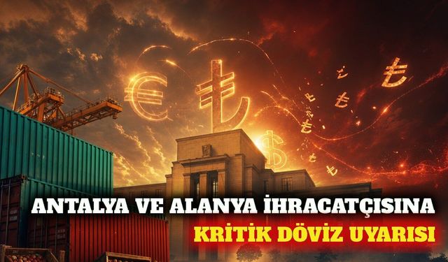 Antalya ve Alanya ihracatçısına döviz dönüşüm uyarısı