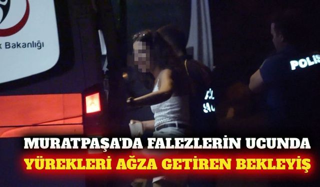 Antalya Muratpaşa'da falezlerdeki kadın ihbarı