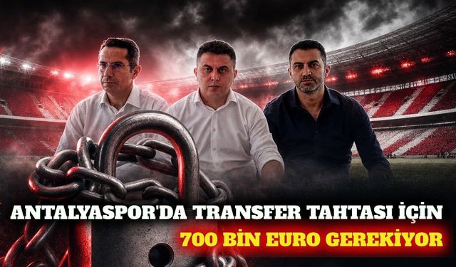 Antalyaspor'un transfer yasağı için 700 bin Euro gerekiyor